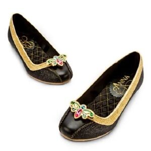 Disney- PRINCESS ANNA Coronation Costume Slippers/Shoes - size 11/12